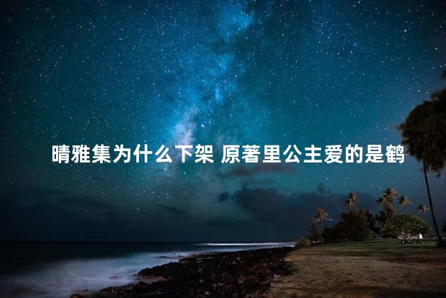 晴雅集为什么下架 原著里公主爱的是鹤守月